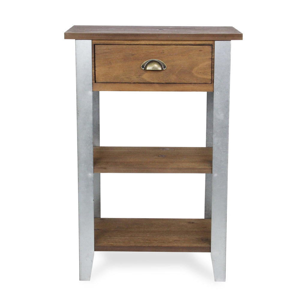 Temba Farmhouse Themed Side Table