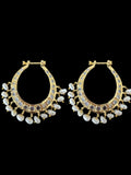 PS553 Hyderabadi / Nizami tirmani in fresh water pearls with chandbali( READY TO SHIP )