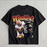 "WhoDis?" Mike Evans Football Graphic T-Shirt