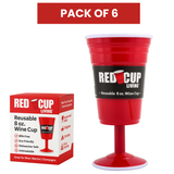 Reusable Stemmed Wine Cup – 8oz