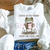 Funny Frog Sweatshirt