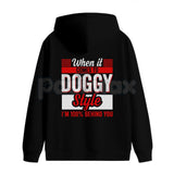 "When It Comes To Style" Graphic T-Shirt – Back-Sided Printed Letter Crewneck, Hoodie & Sweatshirt