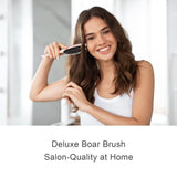 Eagle Fortress Deluxe Boar Bristle Hair Brush - Pink