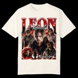 Leon S. Kennedy "Requiem" Bootleg T-Shirt - 2026 Resident Evil Character Graphic Tee, Premium 100% Cotton Survival Horror Top, Vintage Style Leon Kennedy Streetwear, Aesthetic Gaming Fan Gift, Durable Lived-In Unisex Gamer Apparel
