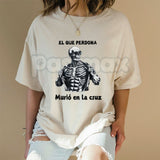 "Chidas Gym" Funny Mexican Slang T-Shirt – Sarcastic Calavera Workout Tee, Premium 100% Cotton Sugar Skull Gym Top, Soft Lived-In Heavyweight Latino Humor Shirt, Made in USA