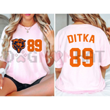 Chicago Football Legend #89 Retro Gridiron Fan T-Shirt