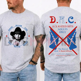 David Allan Coe Outlaw Country Music Graphic Tee - Longhaired Redneck Vintage Soft Cotton Unisex Legend T-Shirt