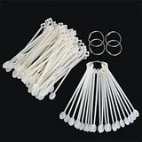 Polish Display Fan - Natural Spoons 50pc