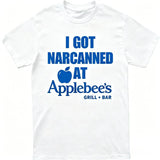 "I Got Narcanned At Applebee's" T-Shirt – Funny Gen Z Absurdist Graphic Tee
