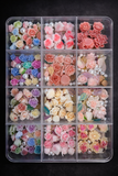 3D Flowers Pastel - Nail Charms