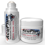 AcuPlus Pain Relief Combo – 3 oz. Roll-On + 4 oz. Cream