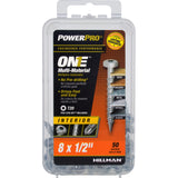 MULTISCREW 8X1/2 INT (Pack of 5)