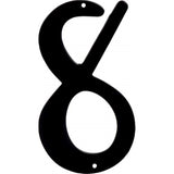 5028259 4 BLK #8 NAILON 1PC Hillman 4 in. Black Aluminum NailOn Number 8 1 pc (Pack of 3)