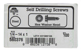Hwh Drl Scr 1/4-14X1 (Pack Of 1)