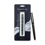Paperkraft Beethoven- Blue Ceramic Roller Ball Pen (Pack Of | Classy Matte Black Finish|Premium Gifting Products|Ideal For Profe