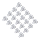MECCANIXITY High Temp Silicone Plug Mount Dia 5mm/0.2 Inch T Shaped Solid Rubber Stopper Hole Plugs for Powder Coating Plating W