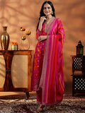 Libas Women'S Silk Blend Kurta Set (278890R Pink M
