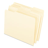 Pendaflex 421013 Interior File Folders, 1/3 Cut Top Tab, Letter, Manila 100/Box