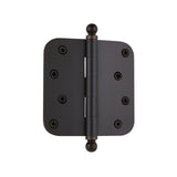 Grandeur Hardware 809014 4 Ball Tip Residential Hinge with 5/8 Radius Corners, 4 x 4, Timeless Bronze