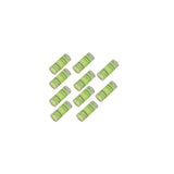 Hegebeck 10Pcs Small Cylindrical Bubble Spirit Level Vials, 8 20 mm/0.3 0.8 inch PMMA Frame Mural Hanging Measuring Instrument