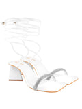 Shoetopia Girls Dream White Heeled Sandal - 6 Uk (Girls-Dream-White),White,6,B0CQK21MV2