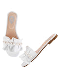 Shoetopia Women'S Girls-Flat-267 Flat Sandal-4 Kids Uk (Girls-Flat-267-White)-Eu37,White,4,B0D4VSJH3M
