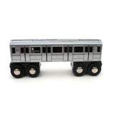 MUNI PALS Munipals New York City Subway Wooden Railway (B Division) L Train/14 St-Canarsie Local-Child Safe and Tested Wood Toy