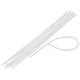 Wideskall 12 Pieces 30 inch Extra Long x 0.35 inch Heavy Duty White Nylon Cable Zip Ties HVAC Duct Straps UV Stabilized for Ou