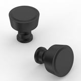 Asidrama 10 Pack Matte Black Kitchen Cabinet Knobs Cabinet Hardware Zinc Knobs for Dresser Drawers