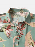 Dhruvi Trendz Mens Rayon Men'S Casual Shirt Regular Fit Western (Dt-Ms-6047_Green_Xl)