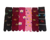 WomenS Socks, Cotton Thumb Ankle, Pack Of 6 Pairs,Free Size Multicolor