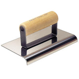 Kraft 6Inch by 4Inch 3/4Inch Radius Concrete Edger with Wood Handle (CF174)