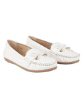 Shoetopia Girls Comfort White Ballet Flat - 6 Uk (Girls-Comfort-White),White,6,B0CQK73FNQ