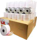 Star SP700 Kitchen Printer Paper (500 Rolls - 50 GSM) 3-ply 3 inch 65 Feet White/Canary/Pink Carbonless Paper for TMU 220 BuyRe
