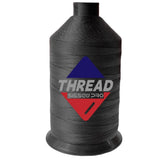 Sissewpro 16oz 207 Bonded Nylon Thread for Sewing Machine Leather Stitching Repair, T210 Thick Nylon Black Sewing Thread for Uph