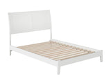 AFI, Portland, Low Profile Wood Platform Bed, Full, White