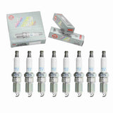 8 pc NGK Laser Iridium Spark Plugs compatible with Hummer H2 6.0L 6.2L V8 2003-2009