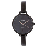 Timex Analog Watch For Women With Black Round Dial & Black Brass Bracelet Band Water Resistant Women'S Wrist Watches - Twel12815