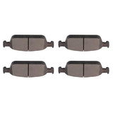 AUTOMUTO 4PCS Front Semi-Metallic Disc Brake Pads Set D1668 For Ford Escape 2013-2019, Focus 2013-2018, Transit Connect 2014-201