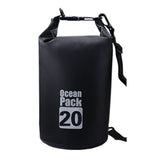 Bear Outdoor Dry Sack/Waterproof Bag for Boating, Kayaking, Hiking, Snowboarding, Camping, Rafting, Fishing and Backpacking (Bla