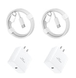 45W Super Fast Type C Charger, 10FT Long USB C to C Cable with Wall Charging Block for iPhone 17 16 15 Pro Max Charger and for S