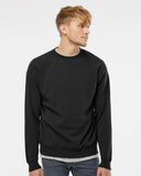 Independent Trading Co. Unisex Special Blend Raglan Sweatshirt - Black, M