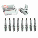 8 pc NGK V-Power Spark Plugs compatible with Ford Bronco 5.0L 5.8L V8 1975-1996