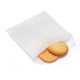 Quotidian White Flat Square Glassine Paper Bags Envelope 5 x 5 (13 x 13cm) Pack of 100 - Baby Shower Dessert Crafting Projects P