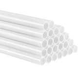 Boao 24 Pcs Plastic Cake Dowels Rods for Tiered Hollow Wedding Cake Round Support Rods Straws for Stacking and Supporting (9.5 I