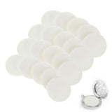GLEAVI 100pcs Diffuser Refill Pads Essential Oil Diffuser Pad Cotton Aromatherapy Replacement Pads for Diffuser Necklace Vent Cl