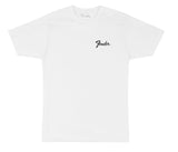 Fender Transition Logo T-Shirt, 100% Cotton, White, XL