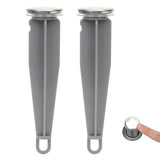 4pcs Bathroom Sink Pop Up Stoppers, Chrome Plug Bathroom Sink Drain Plunger Replacement 4-7/8 Height 1-1/4 Diameter with 1 Mount