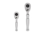 TEKTON 1/4, 3/8 Inch Drive Quick-Release Stubby Ratchet Set, 2-Piece (3, 4-1/2 in.) | SRH91105
