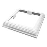 Weatherables 6x6 Post Skirt - Weatherproof Premium Vinyl Post Skirt with Easy Slide on Installation on Patios, Porches, Mailbox